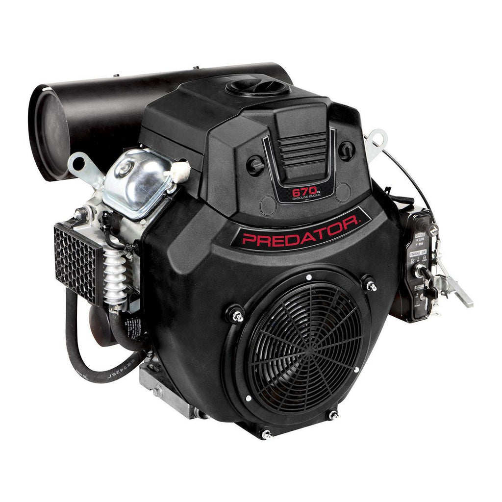 670cc V-Twin Horizontal Shaft Gas Engine J5073