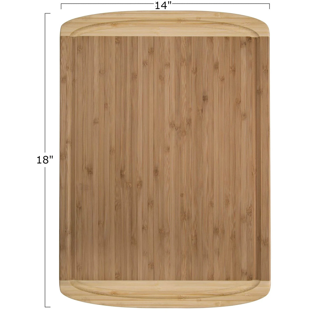 Extra Large Bamboo Cutting Board with Juice Grooves W153