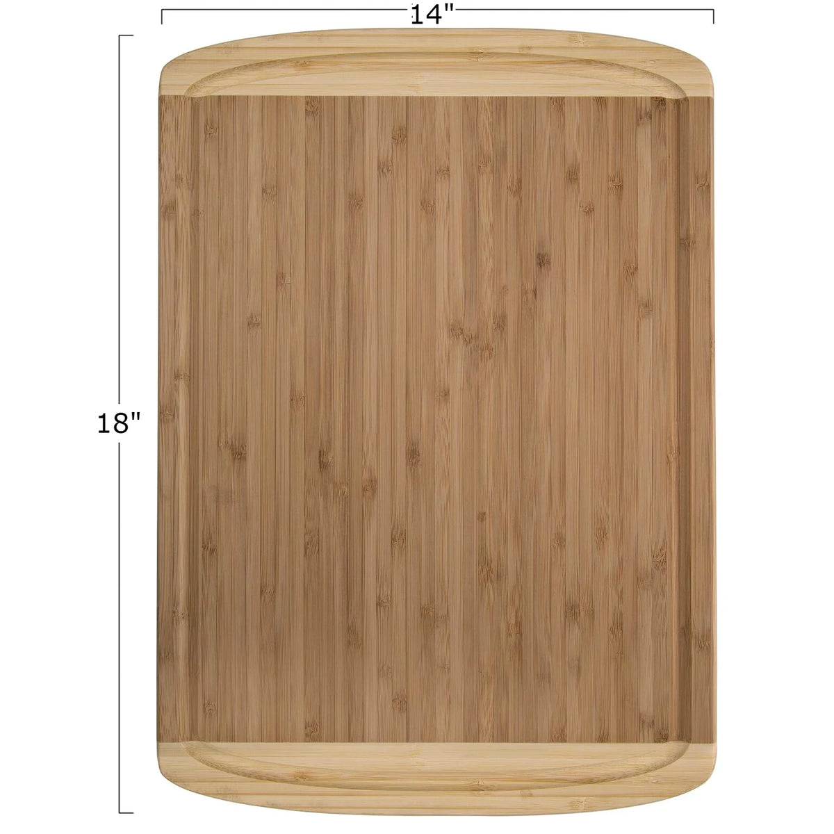 Extra Large Bamboo Cutting Board with Juice Grooves W153