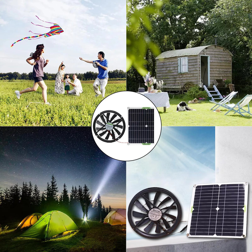 100W Solar Exhaust Fan X620628