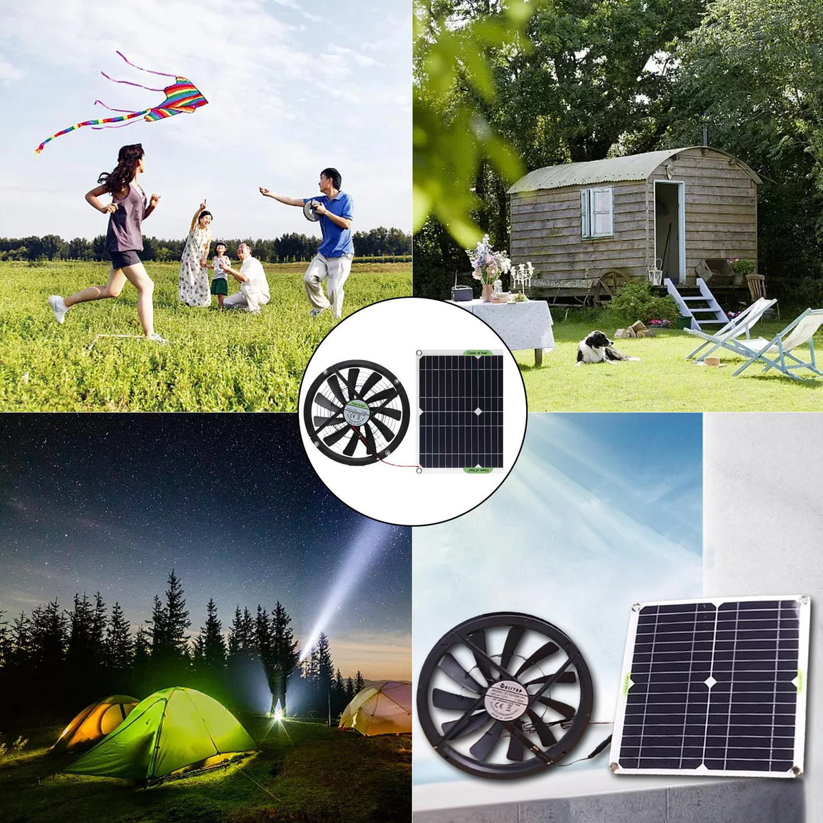 100W Solar Exhaust Fan X620628