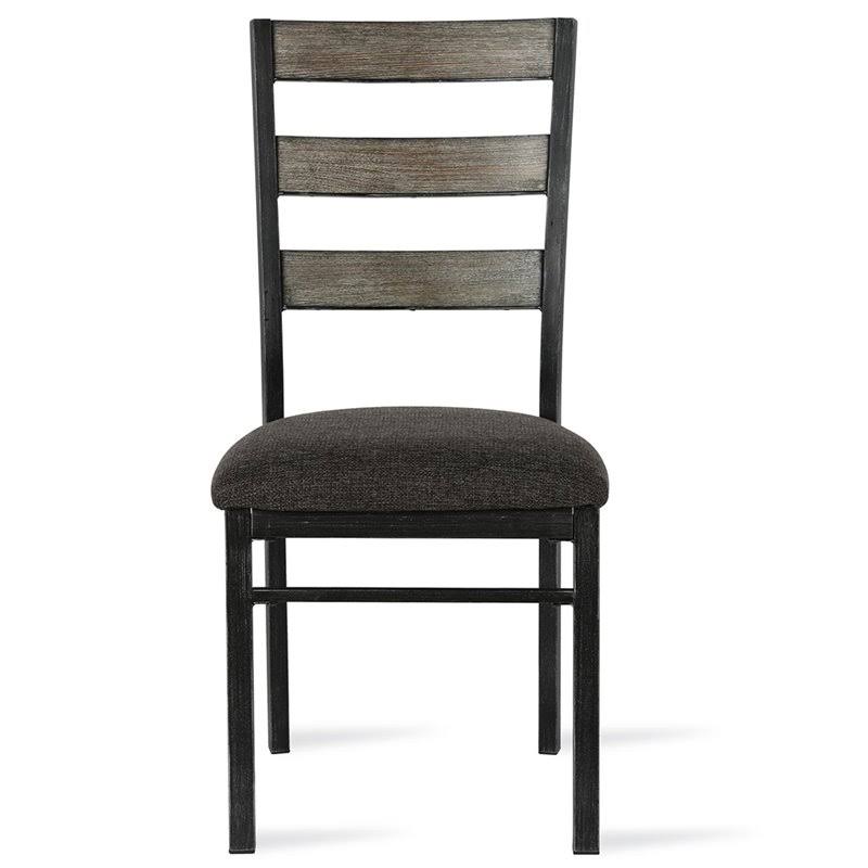Gray Ladderback Dining Side Chair (Set of 2) I972