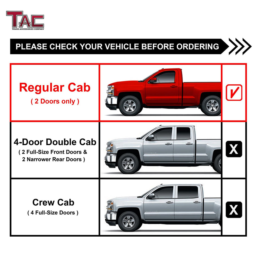 3" Side Steps Black Side Bars Nerf Bars Running Boards R604