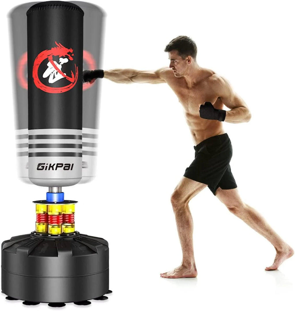 69'' 182lbs Freestanding Punching Bag with Stand V7469