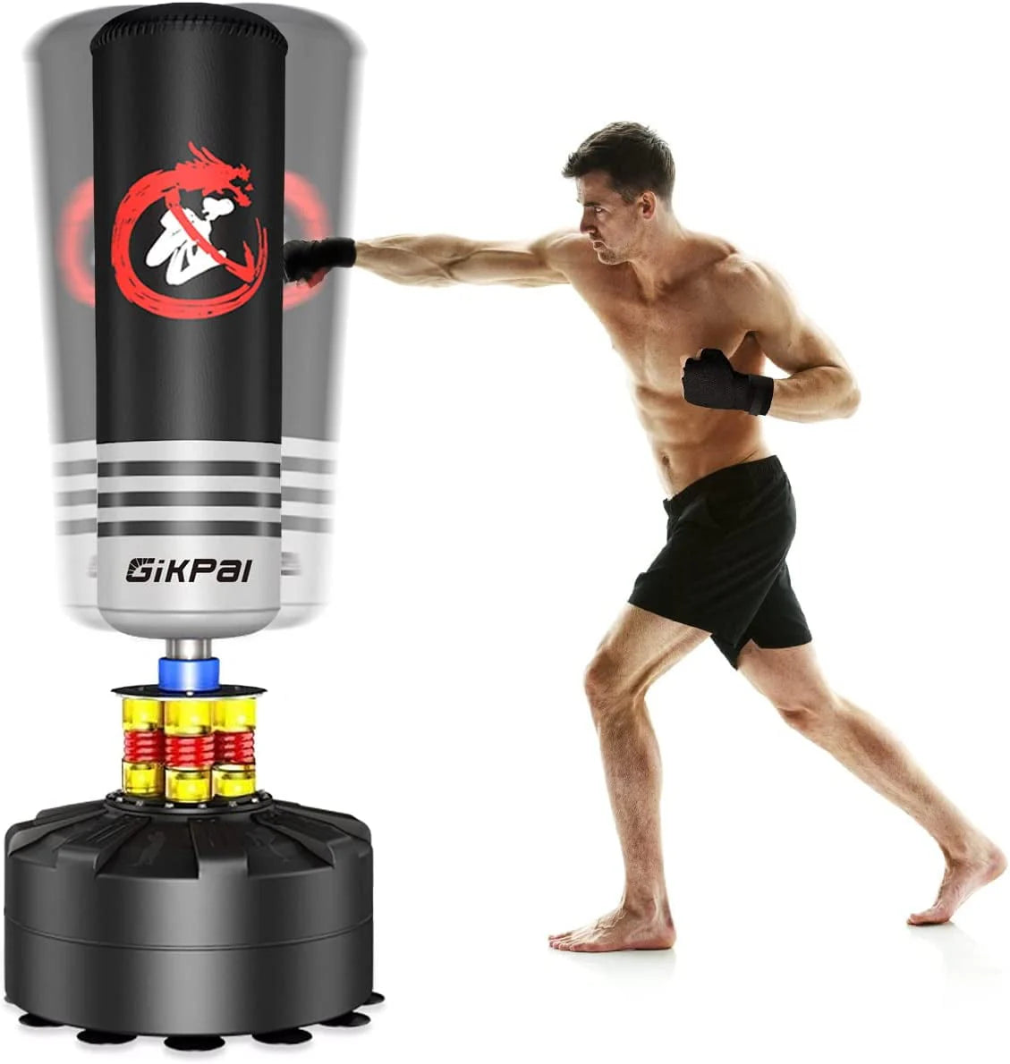 69'' 182lbs Freestanding Punching Bag with Stand V7469