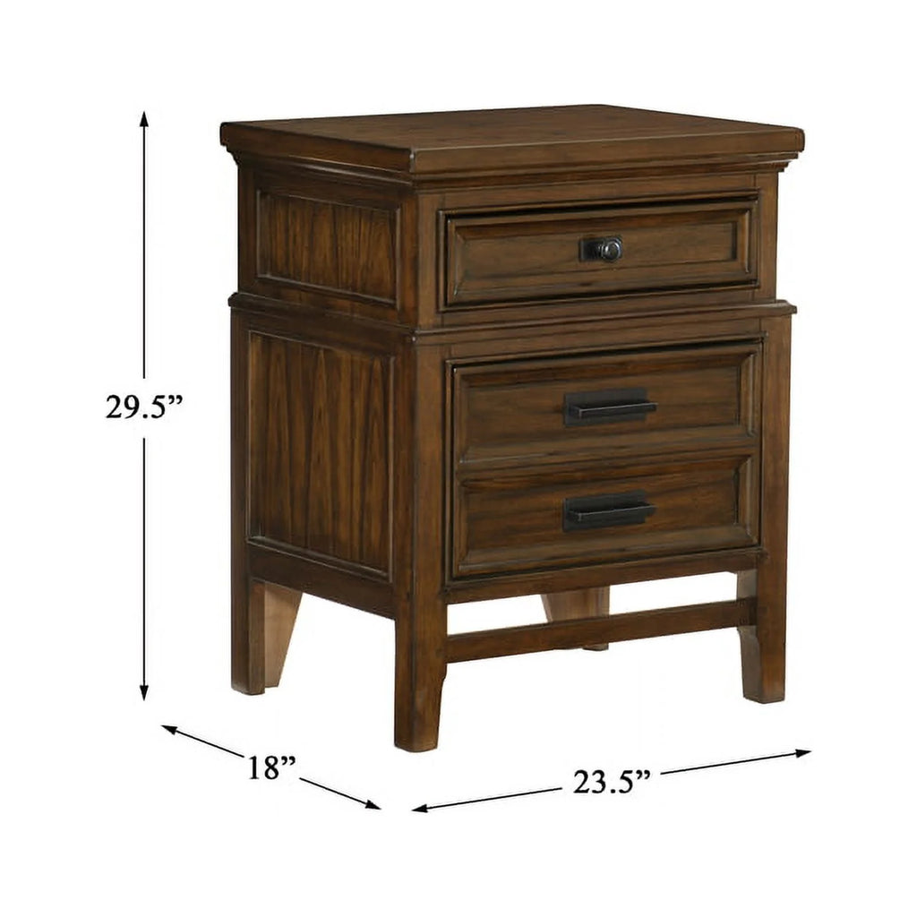 Brown Cherry Nightstand N759289