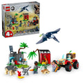 Building Set with Toy Car and 5 Dinosaur Figures F6364