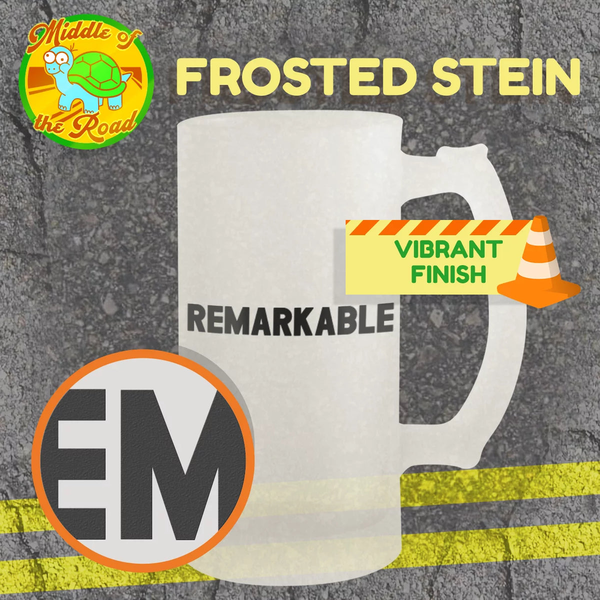 16oz Frosted Beer Stein U888