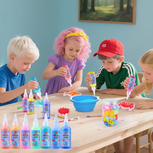 Water Gel DIY Craft Kit with 22 Gels and 22 Molds Q373666