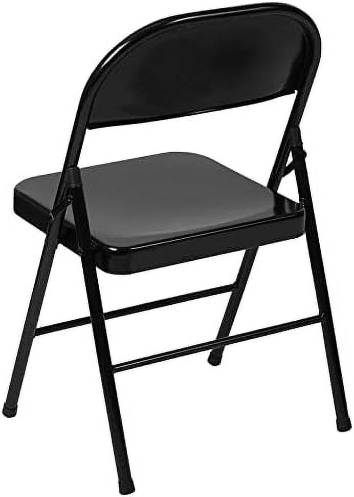 Black Metal Folding Chair F50214