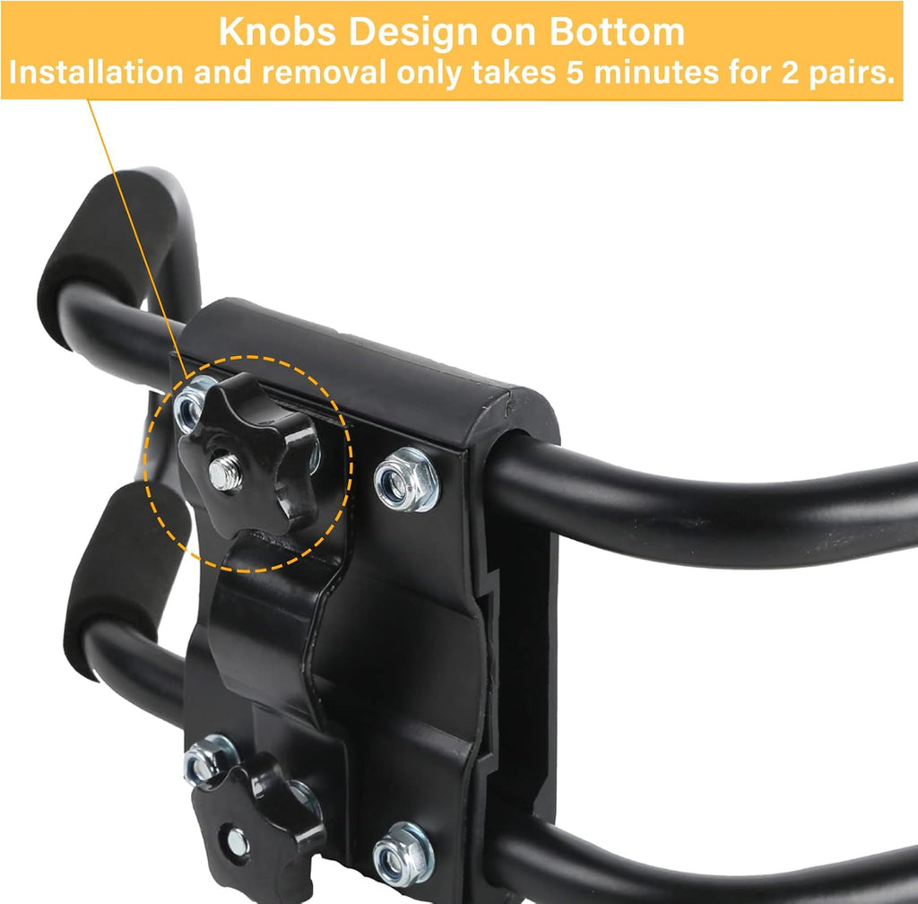 Kayak Roof Rack J-Bar Carrier Holder, Set of 4 Pack of 2 A381014