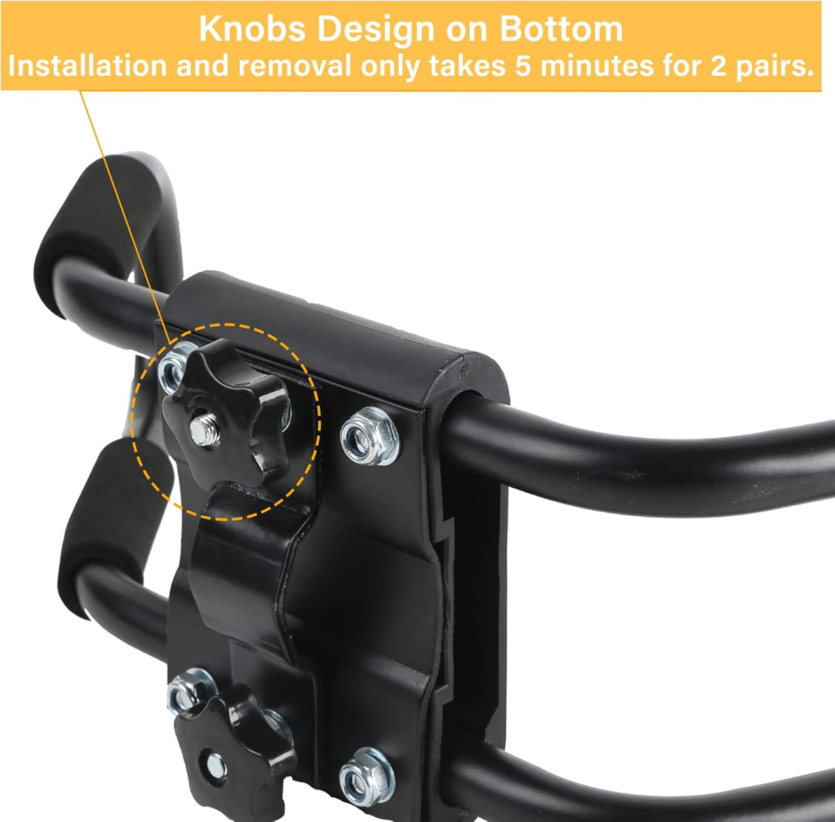 Kayak Roof Rack J-Bar Carrier Holder, Set of 4 Pack of 2 A381014