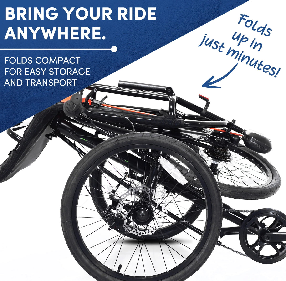 Black 3-Wheel Bike G7457