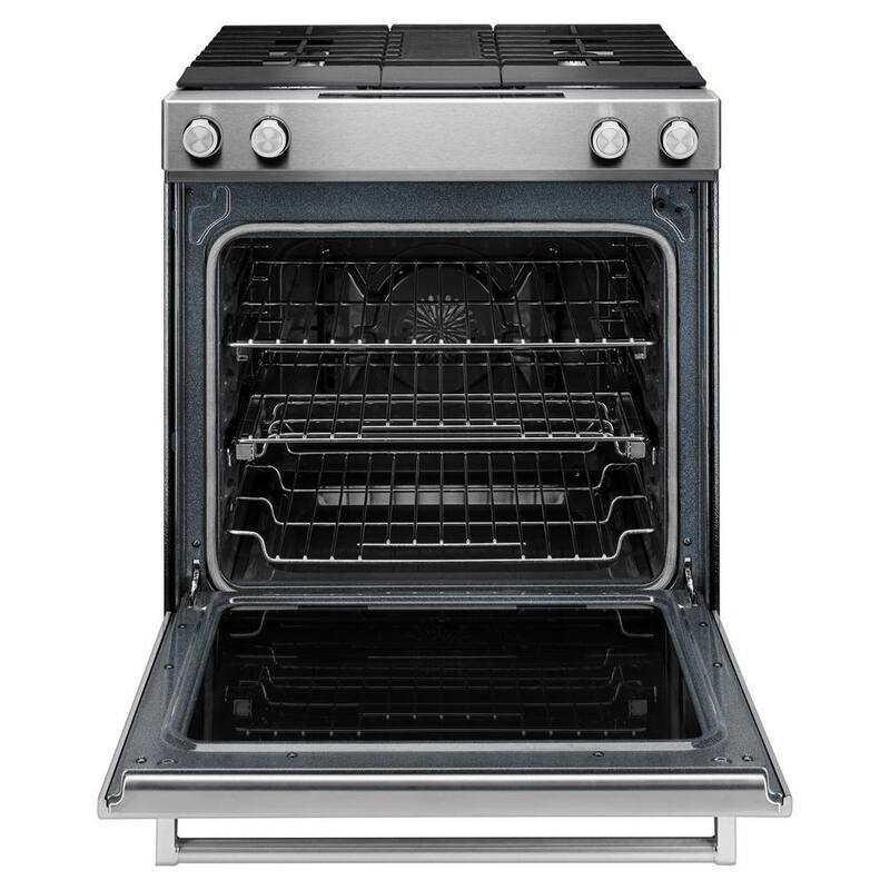 6.4 cu. ft. Dual Fuel Slide-In Range with Convection Oven Stainless Steel I19663
