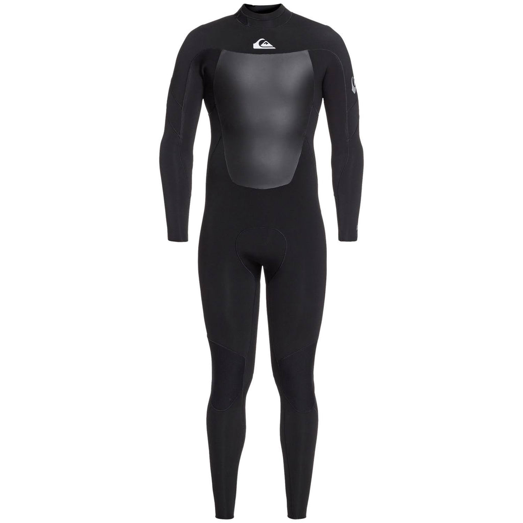 3/2 Back Zip Wetsuit Black Silver Z544525