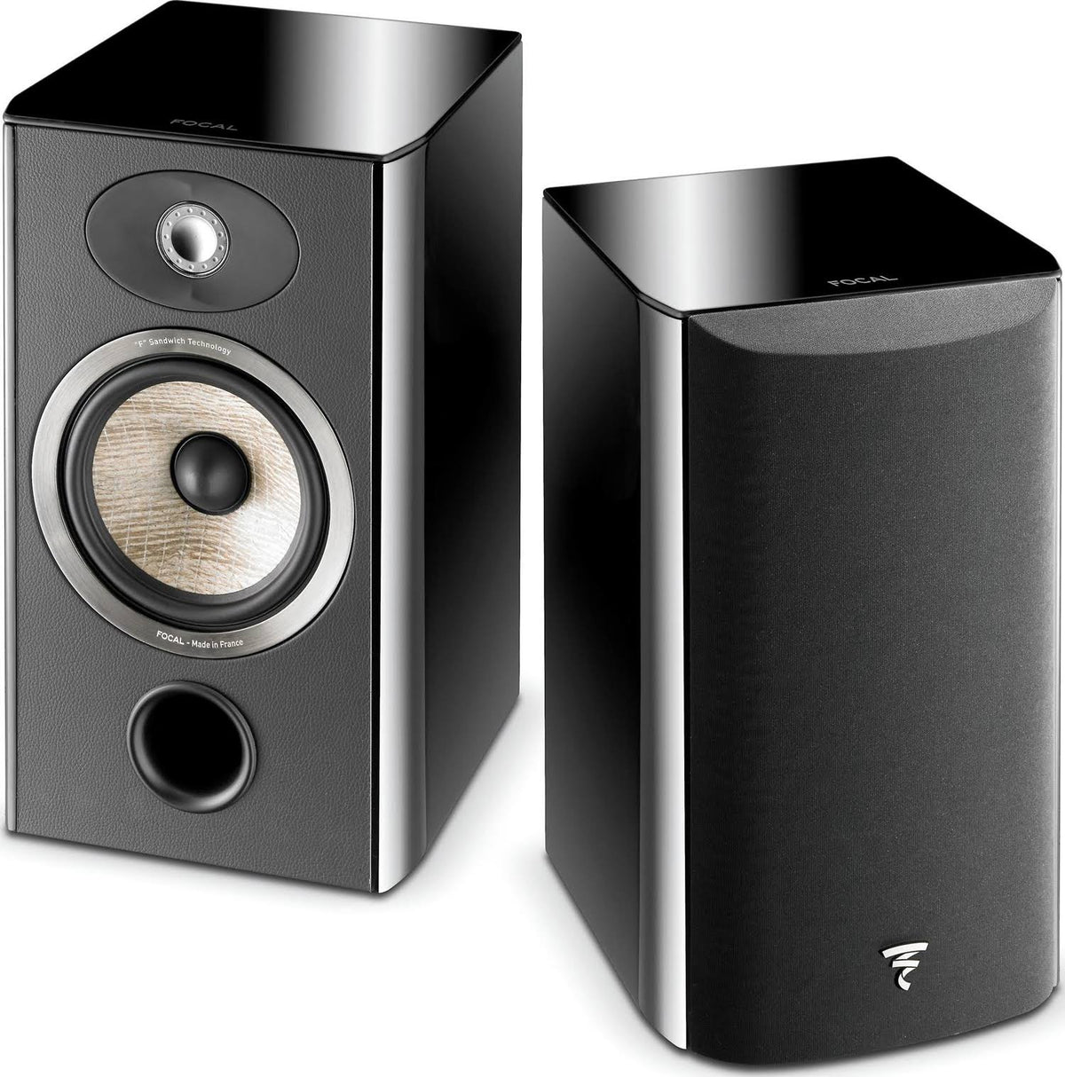Black Bookshelf Speakers (Pair) A6397