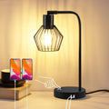 Touch Control Dimmable Table Lamp with Dual USB Ports W7038