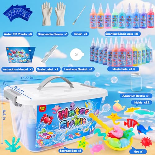 Water Gel DIY Craft Kit with 22 Gels and 22 Molds Q373666