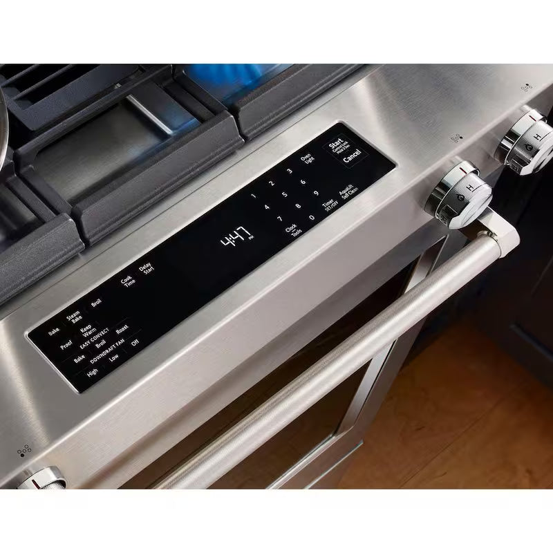 6.4 cu. ft. Dual Fuel Slide-In Range with Convection Oven Stainless Steel I19663