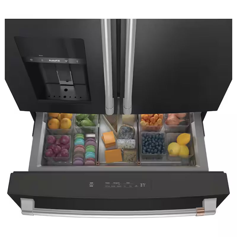 4 Door French Door Refrigerator with Convertible Middle Drawer Q536592