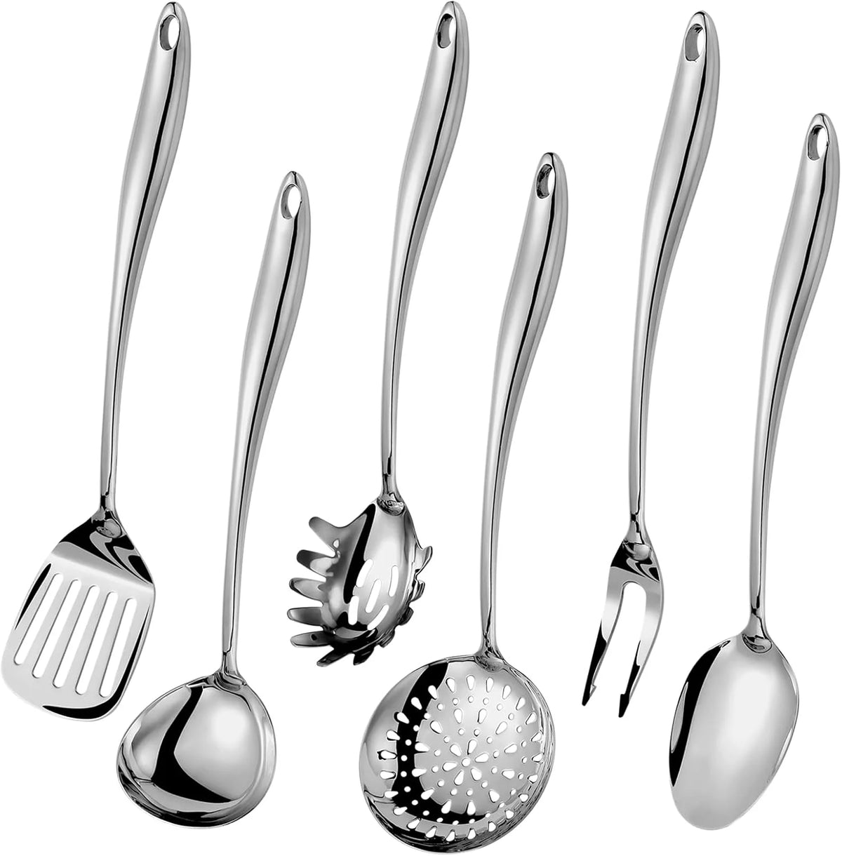 11 Pcs Stainless Steel Gold Kitchen Utensils Set U143234