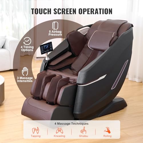 Full Body Massage Chair with Heating and Bluetooth Speaker Y4175