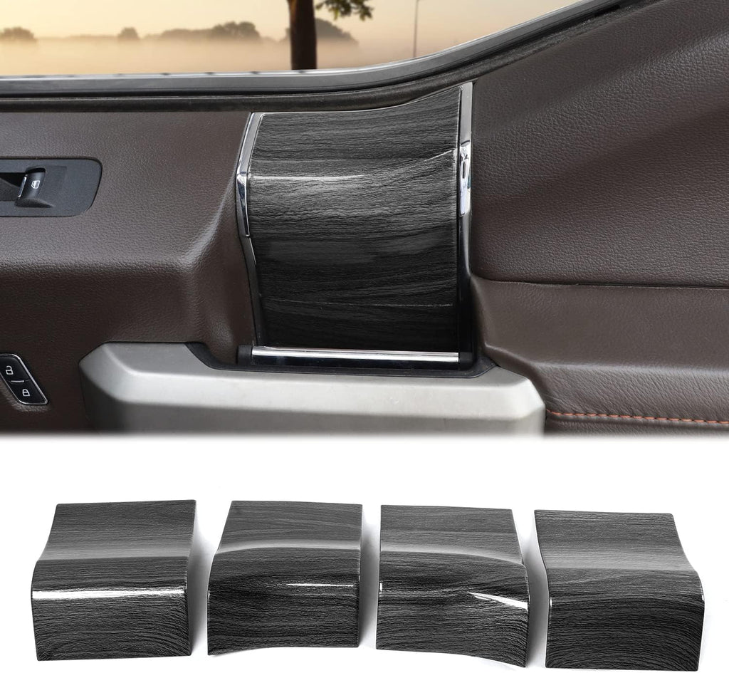 Red Carbon Fiber Interior Door Handle Panel Trim Cover Q912792