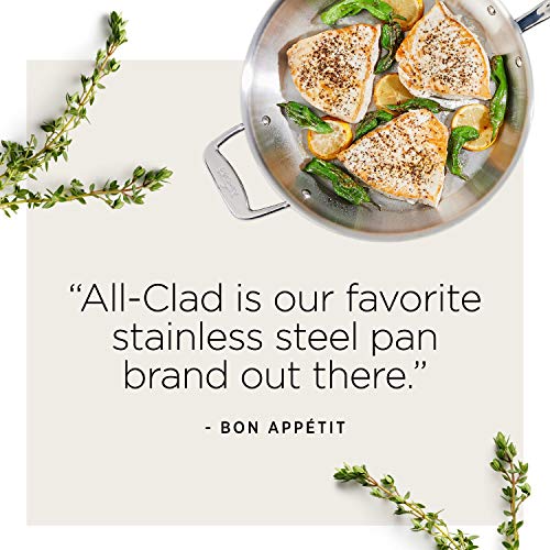 5-Ply Brushed Stainless Steel Stockpot 8 Quart C802778