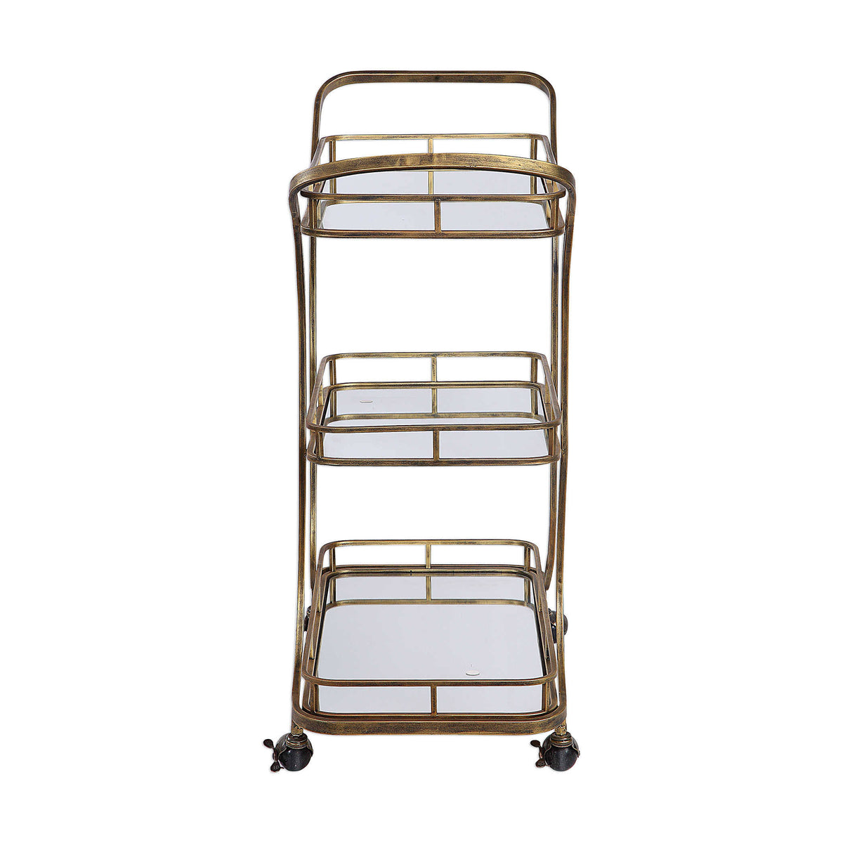 Gold Serving Cart N785487