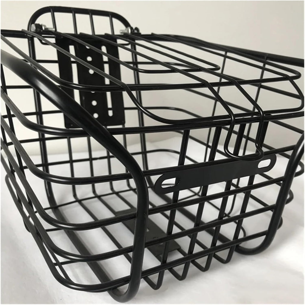 Large-Capacity Metal Bike Basket with Cover L7052