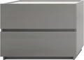 Gray 2-Drawer Stackable Dresser C2273