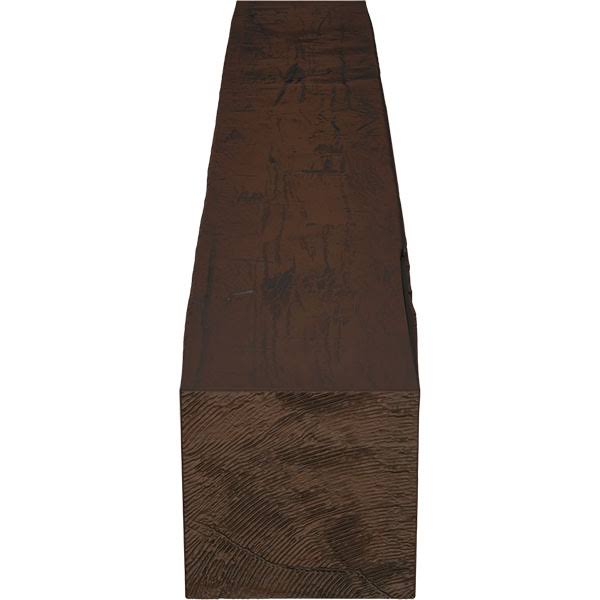 Hand Hewn Faux Wood Fireplace Mantel I32444