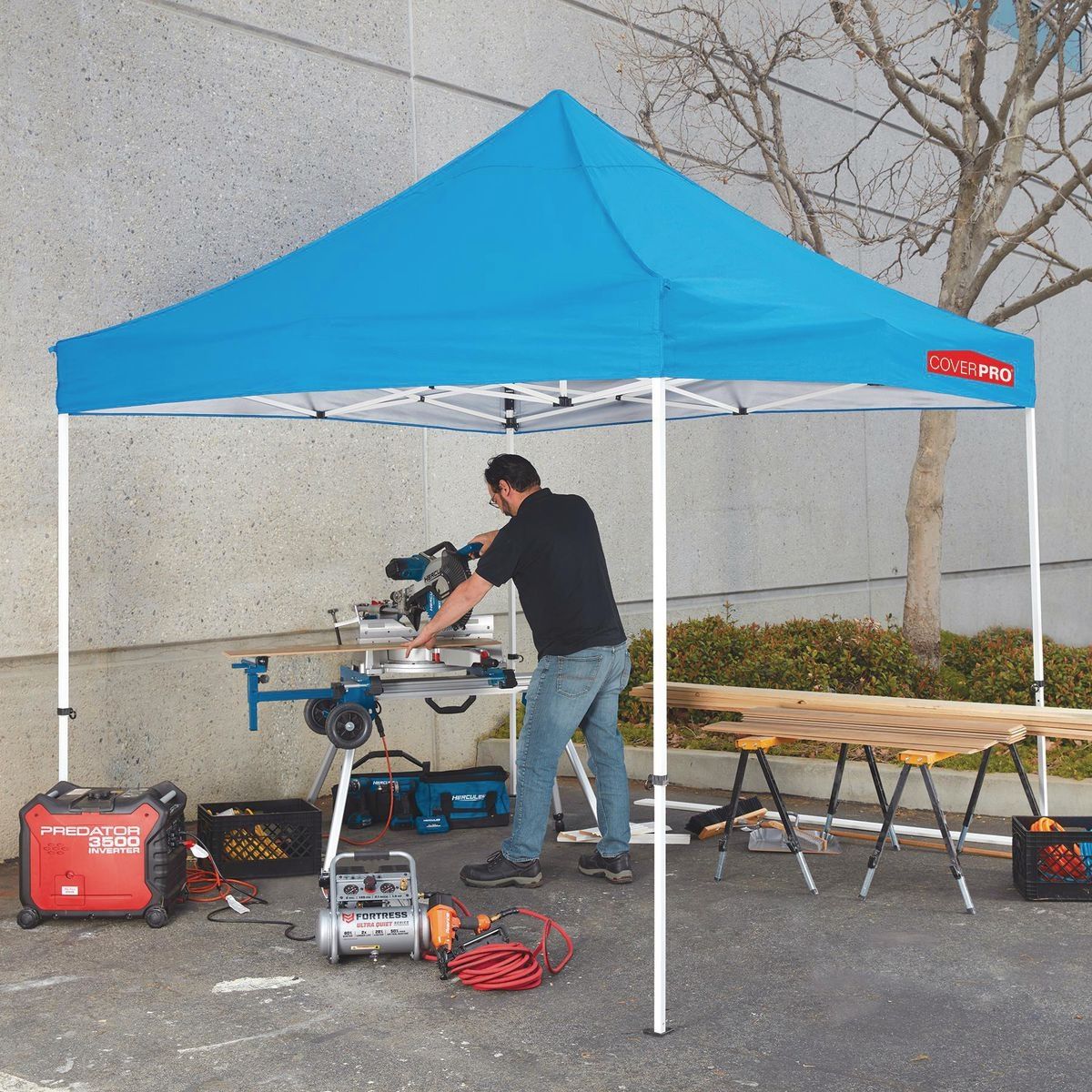 10 ft. x 10 ft. Heavy Duty Pop-Up Canopy M977574