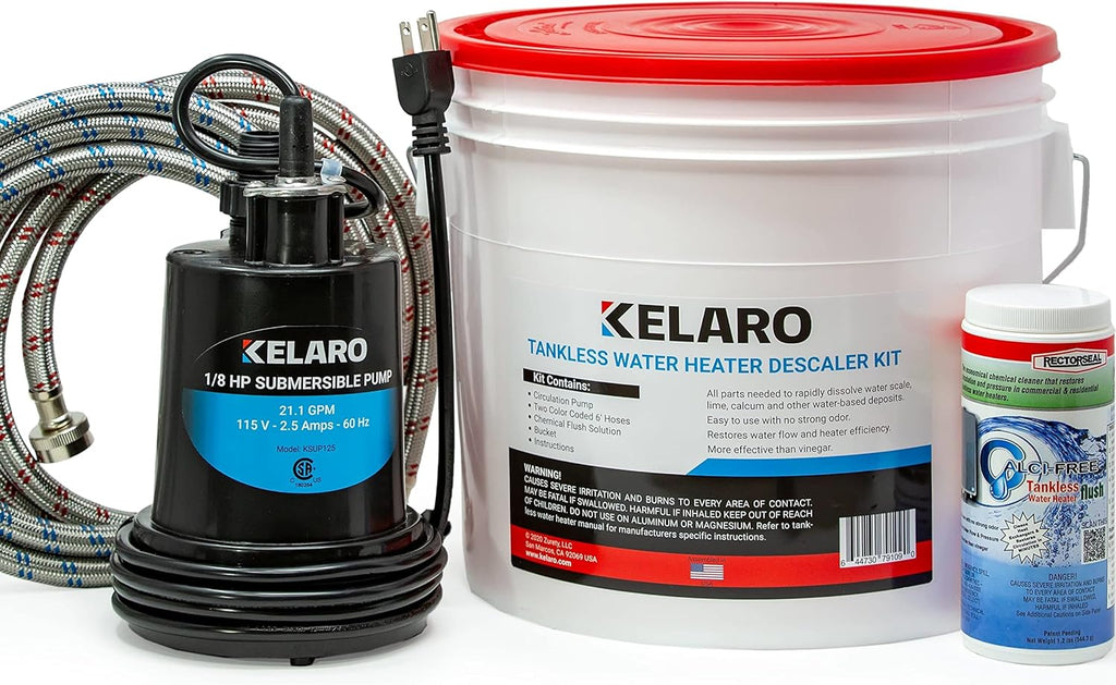 Tankless Water Heater Flushing Kit with Descaler R15886