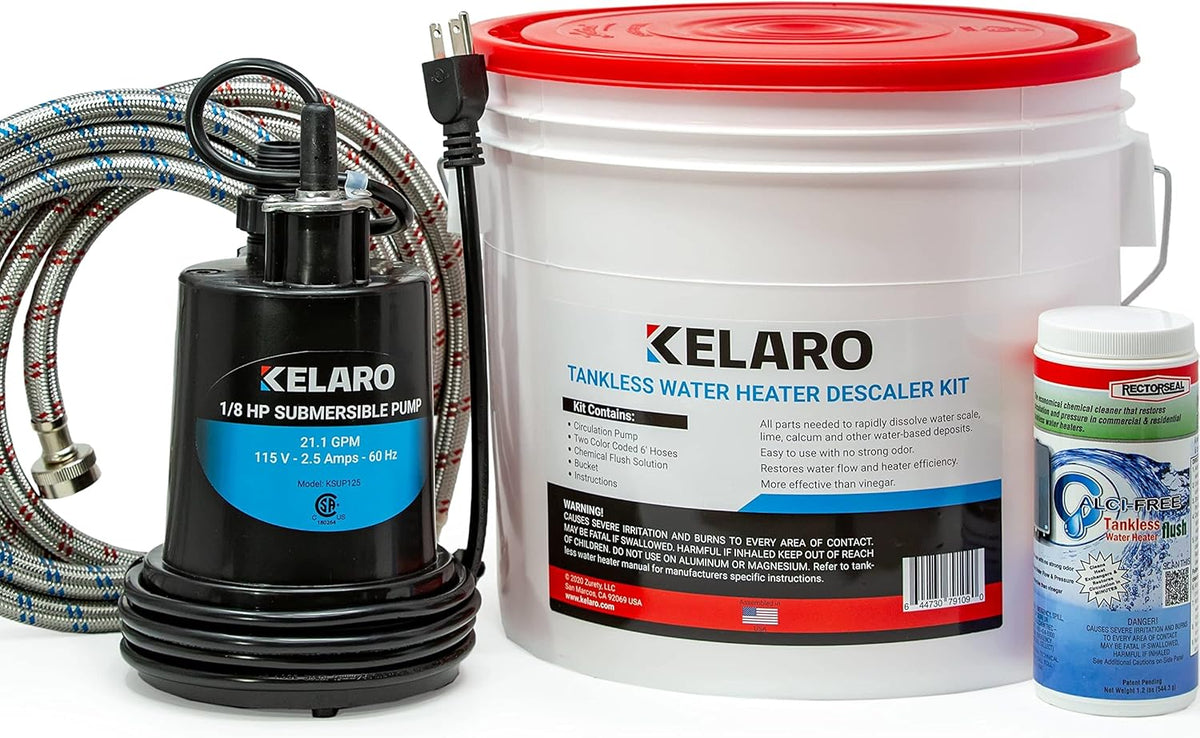 Tankless Water Heater Flushing Kit with Descaler R15886