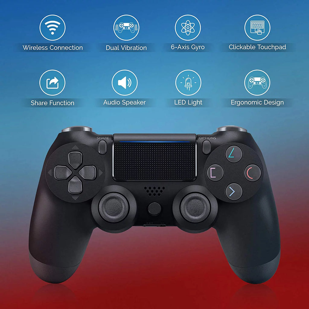 Wireless GamePad Controller with Built-In Speaker Gyro BlueTooth (Black) D465804