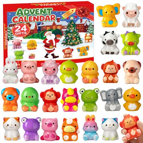 2025 Christmas Advent Calendar with 24 Slow Rising Toys H476890