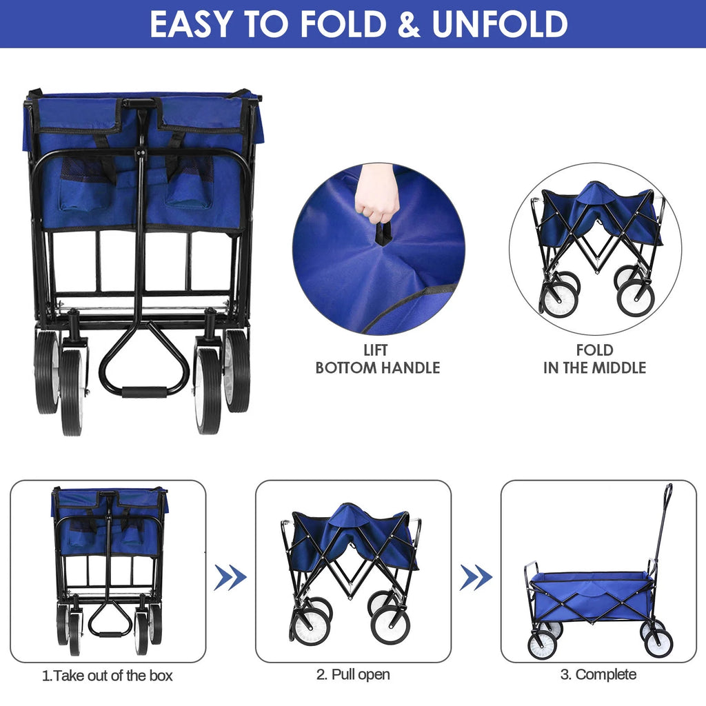 Collapsible Outdoor Utility Wagon Cart L8231