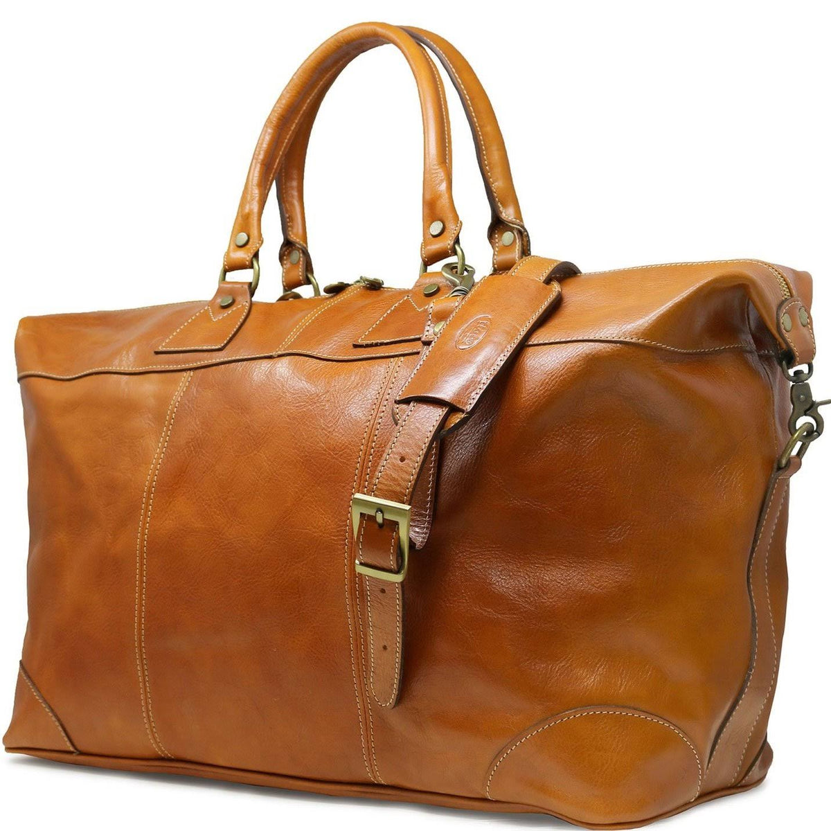 Vecchio Brown Duffle Bag Z256