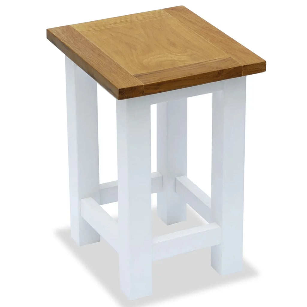 Solid Oak Wood End Table Y597079