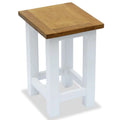 Solid Oak Wood End Table Y597079