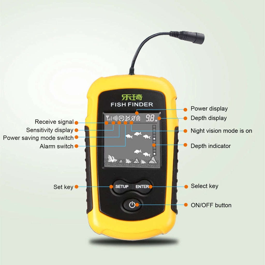 Portable Digital Display Fish Depth Finder Y9072
