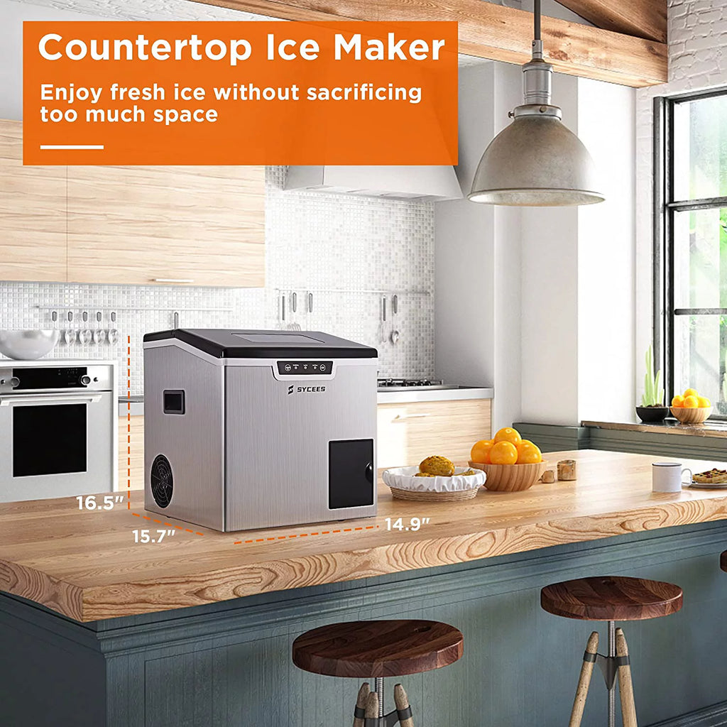 2-in-1 Countertop Ice Maker Machine & Ice Shaver I8376
