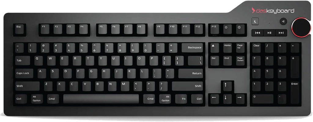 Wired Mechanical Keyboard, Cherry MX Brown Switches, Aluminum Top (104 Keys, Black) W435766