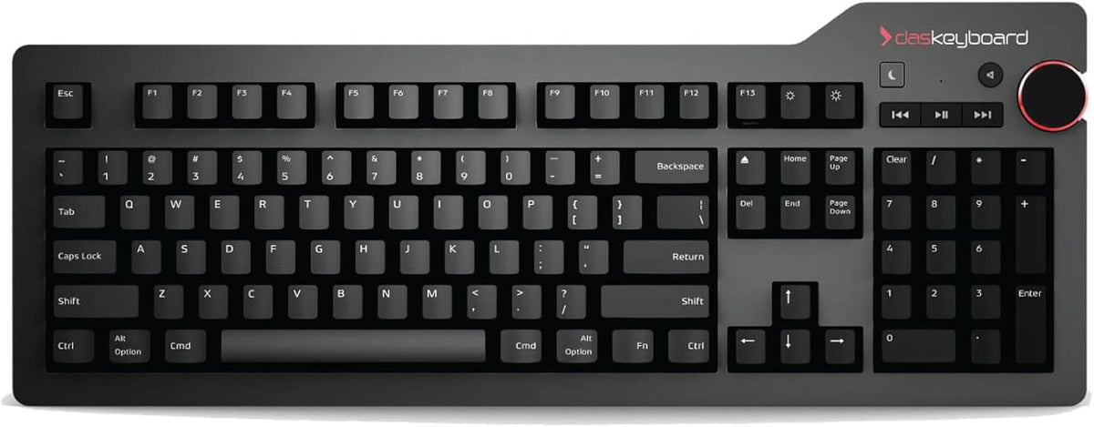 Wired Mechanical Keyboard, Cherry MX Brown Switches, Aluminum Top (104 Keys, Black) W435766