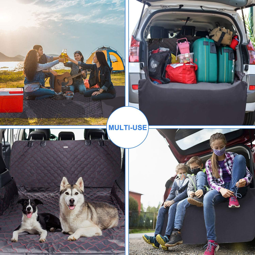 Waterproof Nonslip SUV Cargo Liner with Bumper Flap O73965