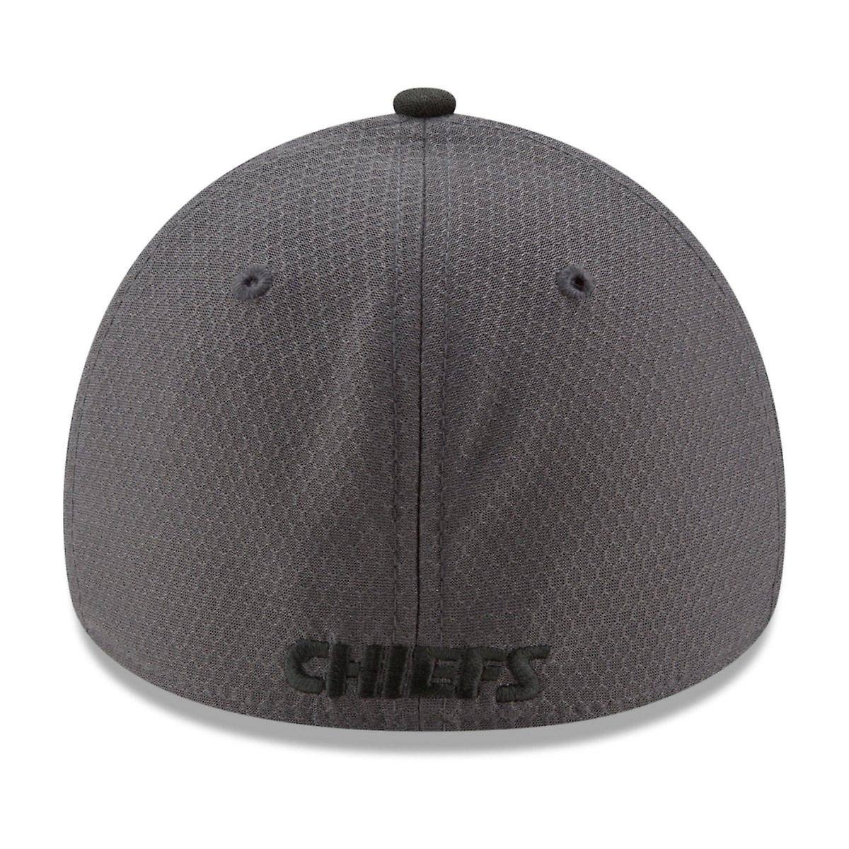 Graphite Kansas City Chiefs 39THIRTY Flex Hat Extra Large E942320