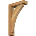 4x22W x 14x22D x 22x22H Rough Sawn Bracket with Offset Brace, Western Red Cedar X719