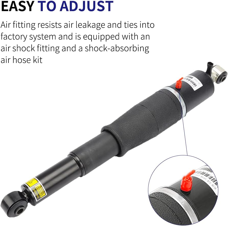 Pair Rear Air Suspension Shock Absorber Struts R1585
