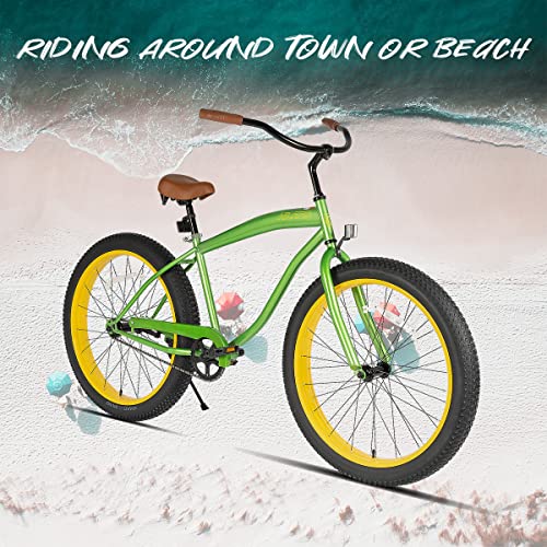 26 x 3 Inch Single Speed Beach Cruiser Bike M8336